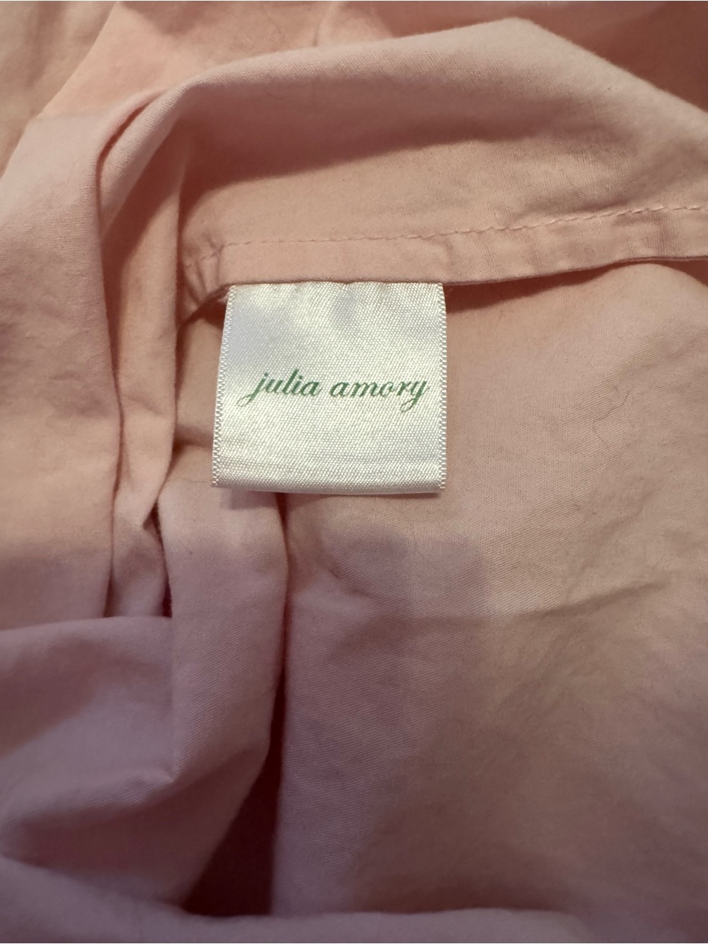 Julia Amory Embroidered Cotton Coatue Resort Maxi Dress Ballet Pink Size Small - Picture 16 of 16